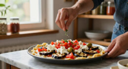 Friselle Con Pomodoro, Melanzane, Ricotta Affumicata E Olive