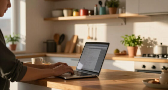 Her Home Office Is In An Unexpected Location — Now It's Clutter-Free