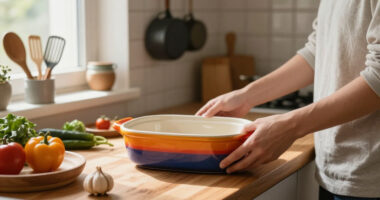 I Replaced My Aging Casserole Dish With This Stunning Retro One