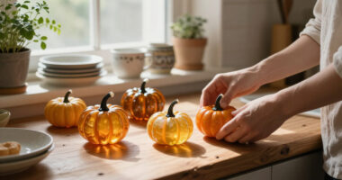 These Delicate Aldi Glass Pumpkins Look So Expensive (But They're $20!)