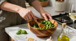 Trofie Al Pesto Di Sedano