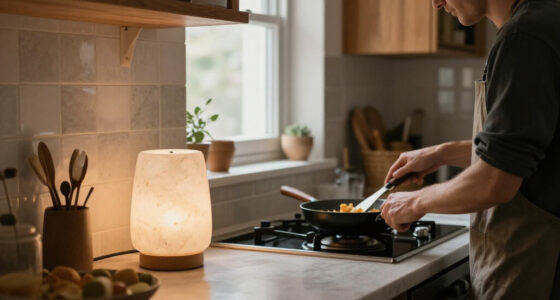Walmart's New $25 Travertine-Look Lamp Looks Shockingly High-End