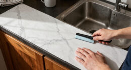 This $50 Amazon Find Made My Dark, Dated Countertops Look Like Expensive Marble