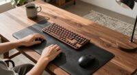Walnut And Leather Meet At The Seams Of Eureka Ergonomic’s Arundel Collection